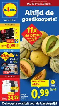 Lidl folder voorblad