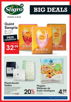 Sligro-M couverture de brochure