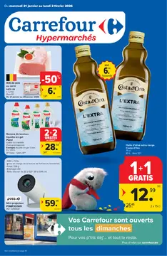 Carrefour couverture de brochure