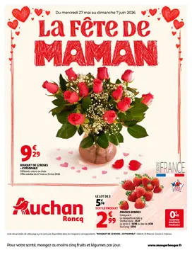 Auchan Roncq couverture de brochure