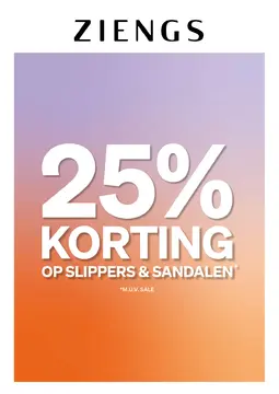 Ziengs Schoenen folder voorblad