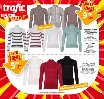 Trafic couverture de brochure