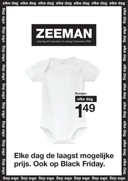 Zeeman folder voorblad