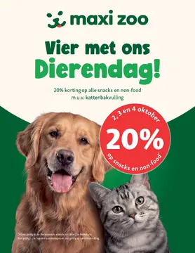 Maxi Zoo folder voorblad