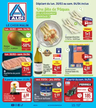 ALDI couverture de brochure
