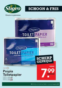Sligro folder voorblad