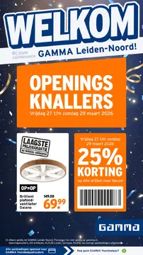 GAMMA folder voorblad