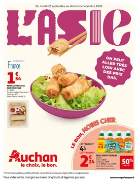 Auchan couverture de brochure