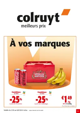 Colruyt couverture de brochure