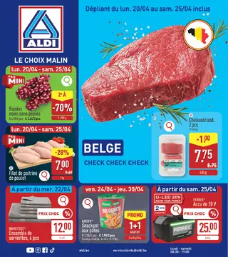 ALDI couverture de brochure