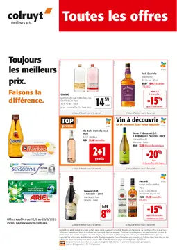 Colruyt couverture de brochure