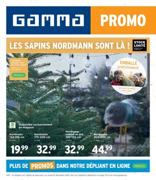GAMMA couverture de brochure