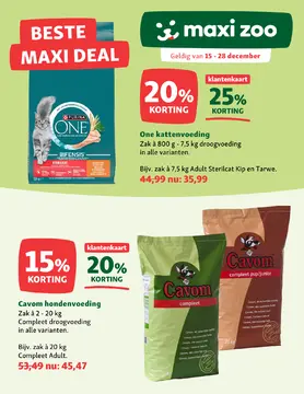 Maxi Zoo folder voorblad