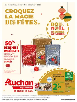 Auchan Roncq couverture de brochure