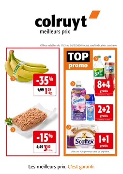 Colruyt couverture de brochure