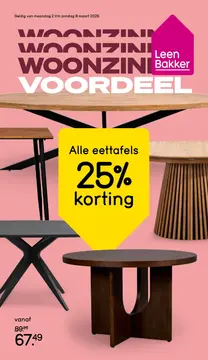 Leen Bakker folder voorblad