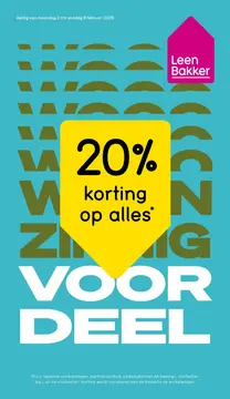 Leen Bakker folder voorblad