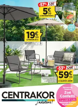 Centrakor couverture de brochure