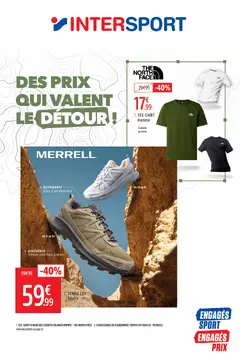 Intersport couverture de brochure