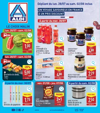 ALDI couverture de brochure