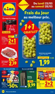 Lidl couverture de brochure