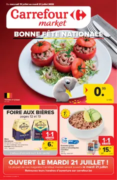 Carrefour Market couverture de brochure