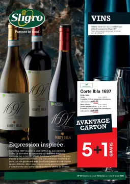 Sligro couverture de brochure