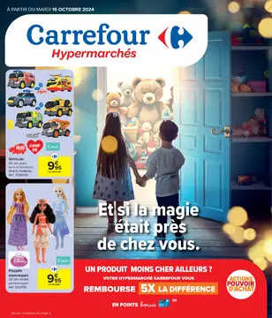 Carrefour couverture de brochure