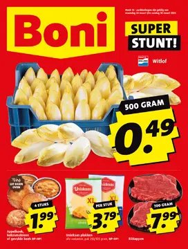 Boni folder voorblad