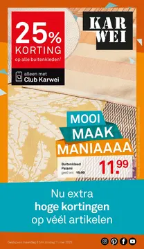 Karwei folder voorblad