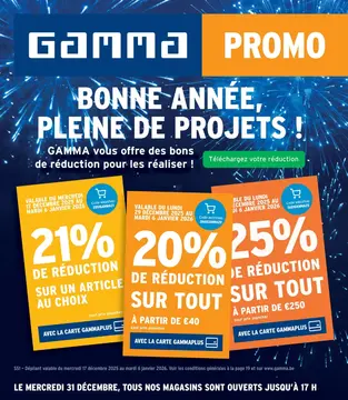GAMMA couverture de brochure