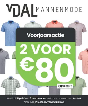 Van Dal mannenmode folder voorblad