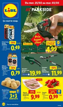 Lidl couverture de brochure