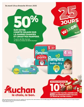 Auchan couverture de brochure