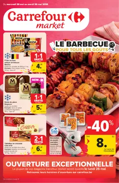 Carrefour Market couverture de brochure