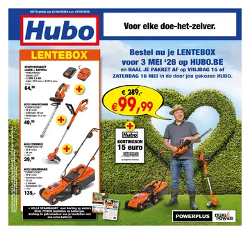 Hubo folder voorblad