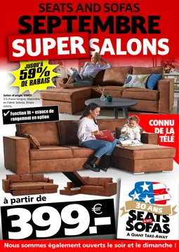 Seats and Sofas couverture de brochure