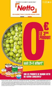 Netto couverture de brochure