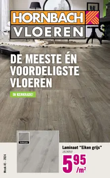 Hornbach Vloeren  folder voorblad