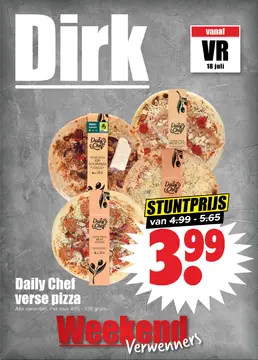 Dirk Weekendverwenners folder voorblad