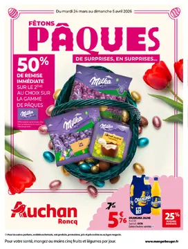 Auchan Roncq folder voorblad