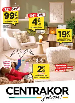 Centrakor couverture de brochure