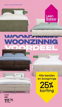 Leen Bakker folder voorblad