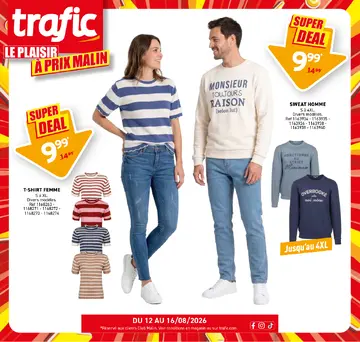 Trafic couverture de brochure