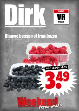 Dirk Weekendverwenners folder voorblad