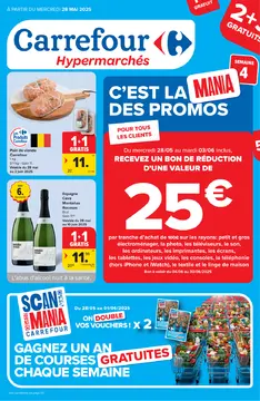 Carrefour couverture de brochure