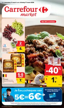 Carrefour Market folder voorblad