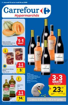Carrefour couverture de brochure