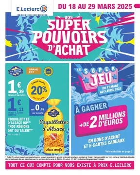 E.Leclerc couverture de brochure
