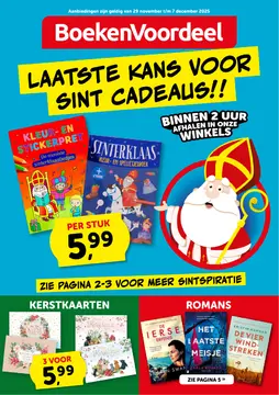 BoekenVoordeel folder voorblad